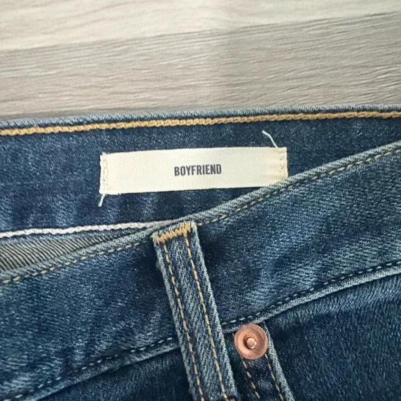 Nili Lotan Walker boyfriend Blue Denim Jeans